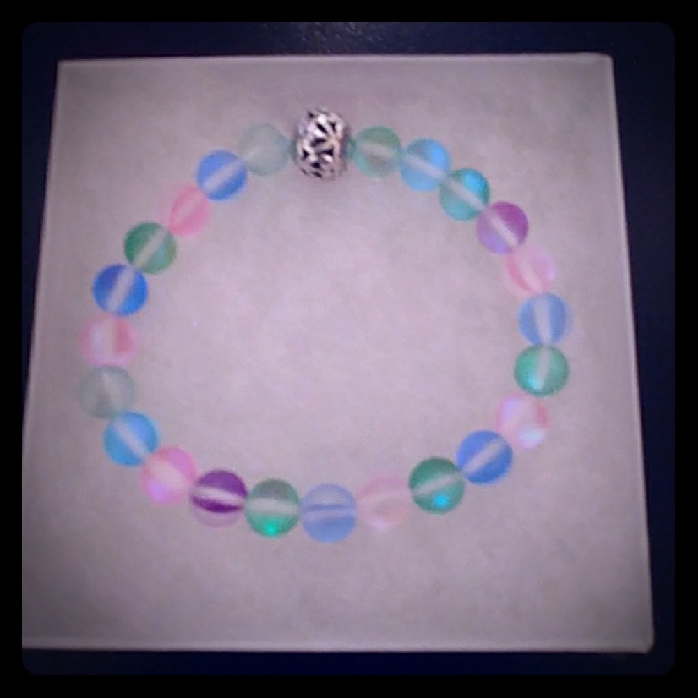 Rainbow Moonstone Bracelet